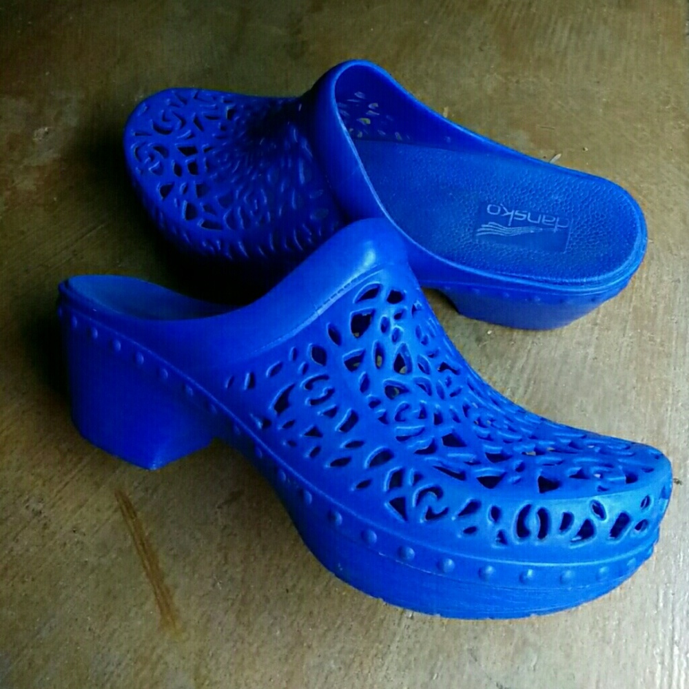 Dansko Blue Pippa Clogs